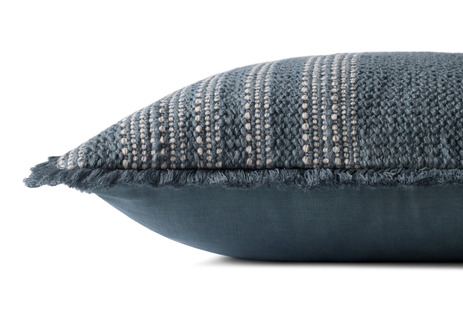 Blue / Ivory Pillow (Pattern 3) — a Loloi pillow at Laurie Yapp Home.