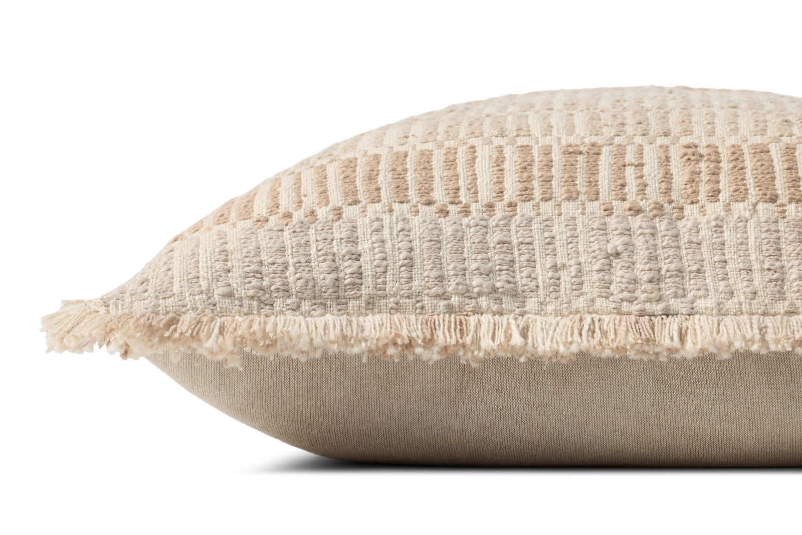 Natural / Multi Pillow (Pattern 5) — a Loloi pillow at Laurie Yapp Home.