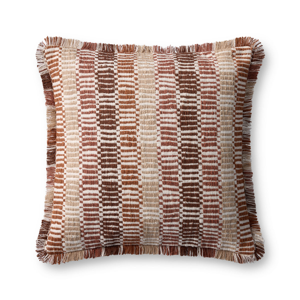 Orange / Multi Pillow — a Loloi pillow at Laurie Yapp Home.