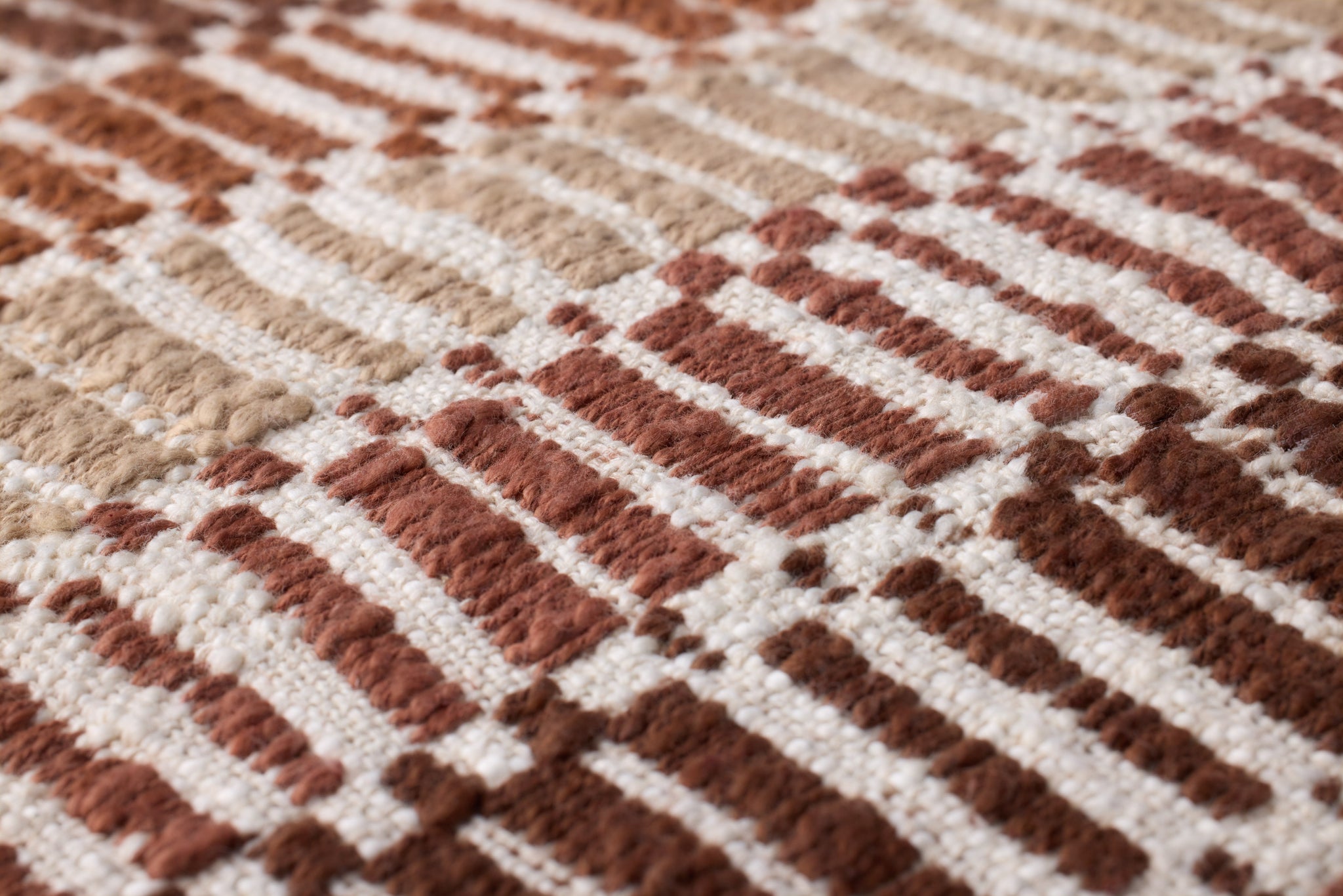 Orange / Multi Pillow shown from a different angle to reveal its pattern.