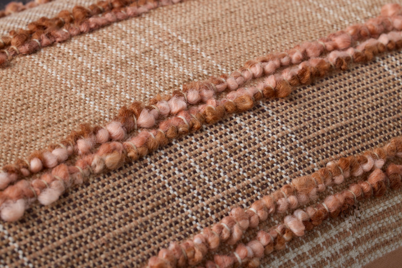 Rust / Multi Pillow (Pattern 4) — a Loloi pillow at Laurie Yapp Home.