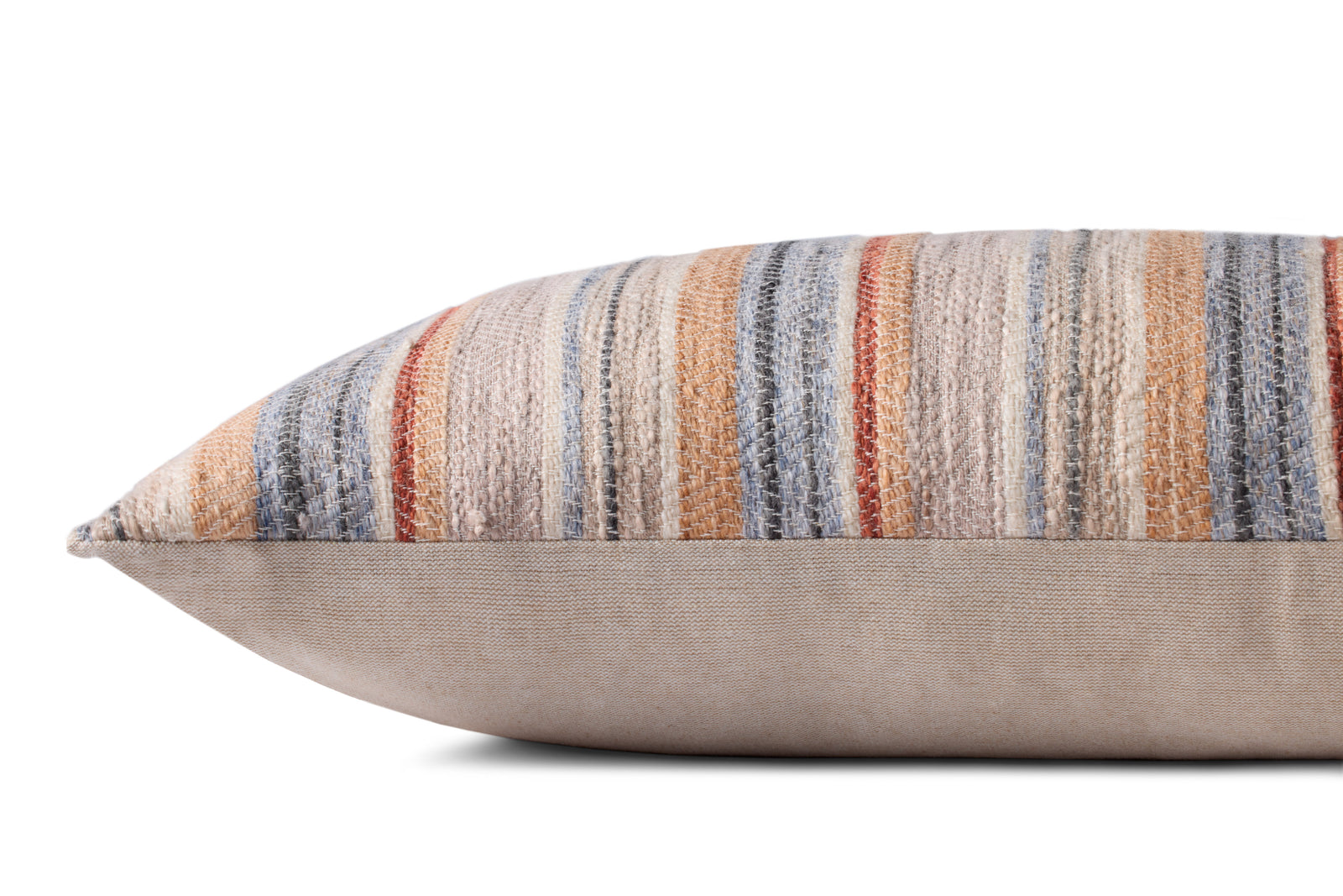 Rust / Multi Pillow (Pattern 5) — a Loloi pillow at Laurie Yapp Home.