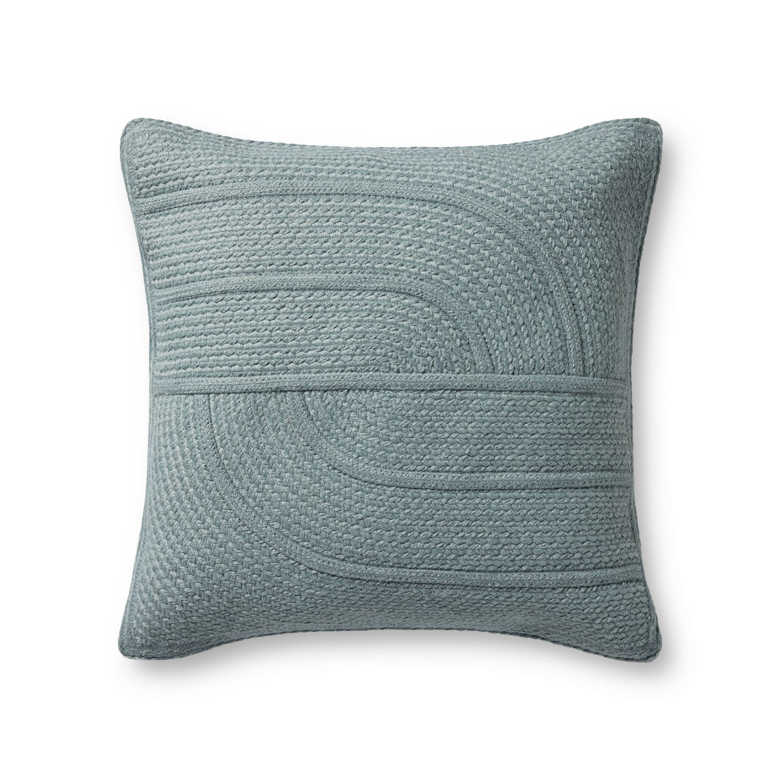 Lt. Blue Pillow (Pattern 2) — a Loloi pillow at Laurie Yapp Home.
