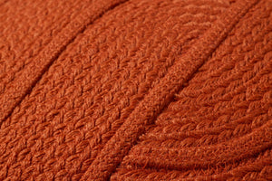Orange Pillow (Pattern 3) shown from a different angle to reveal its pattern.