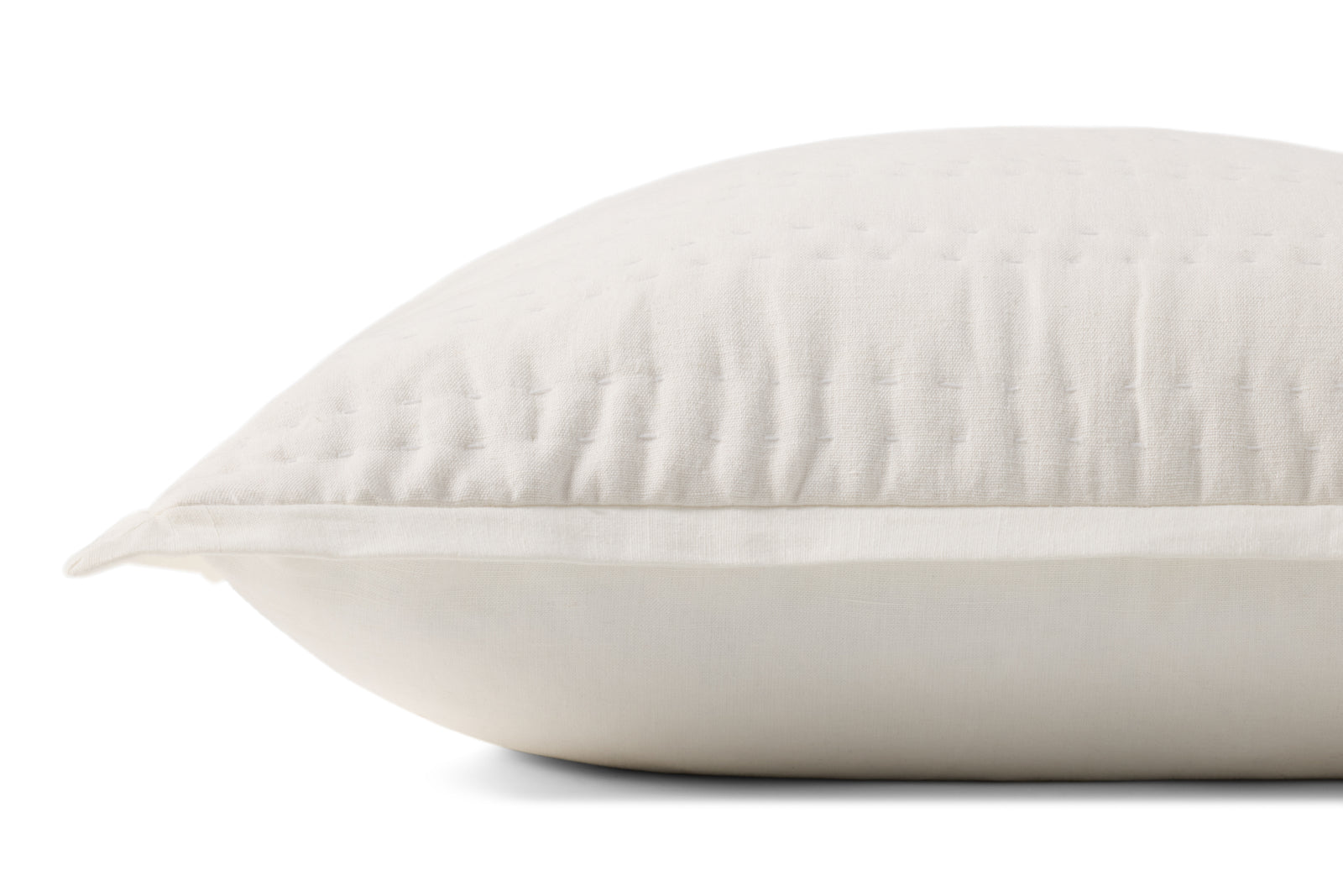White Pillow (Pattern 2) — a Loloi pillow at Laurie Yapp Home.