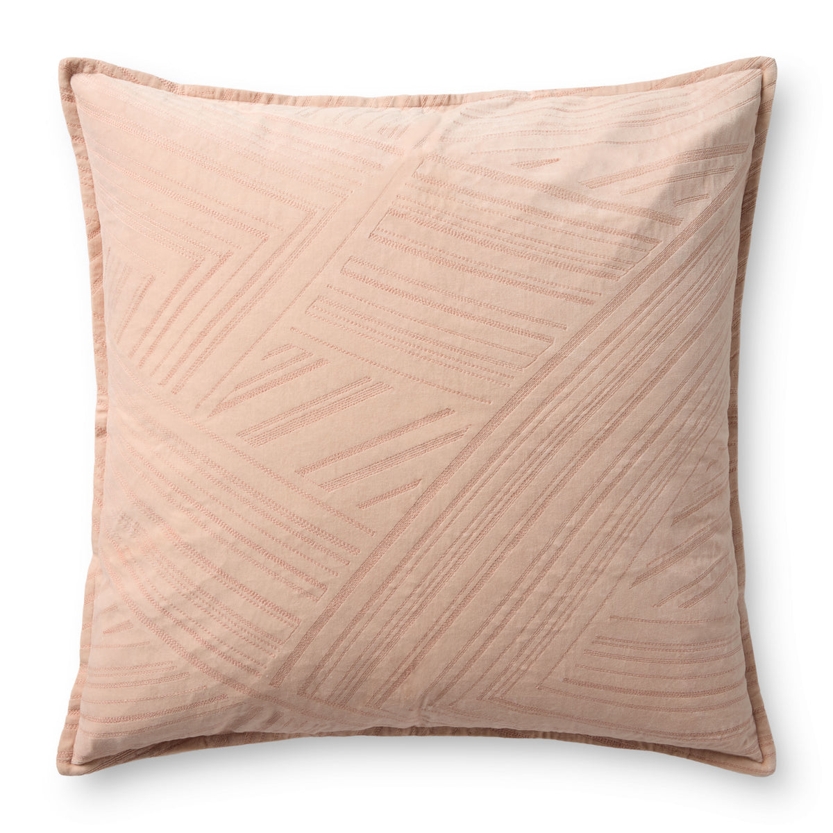 Blush Pillow (Pattern 2) — a Loloi pillow at Laurie Yapp Home.