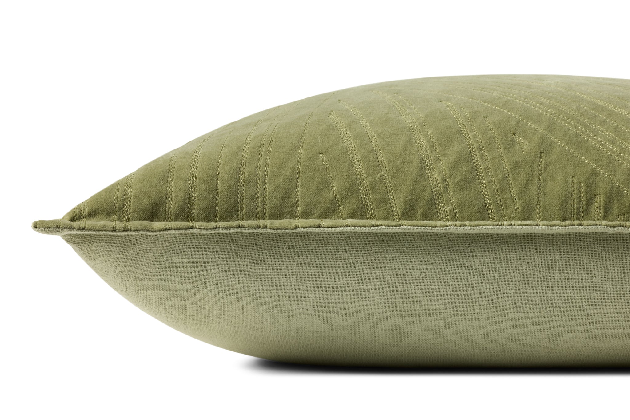 Green Pillow (Pattern 14) shown from another angle.