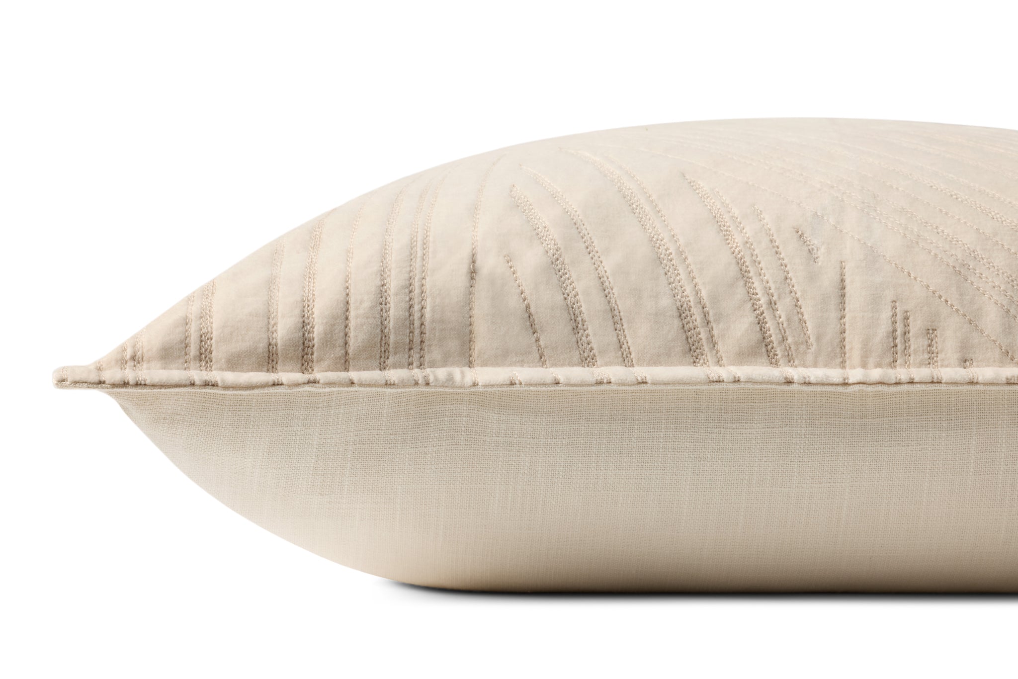 Ivory Pillow (Pattern 10) shown from another angle.