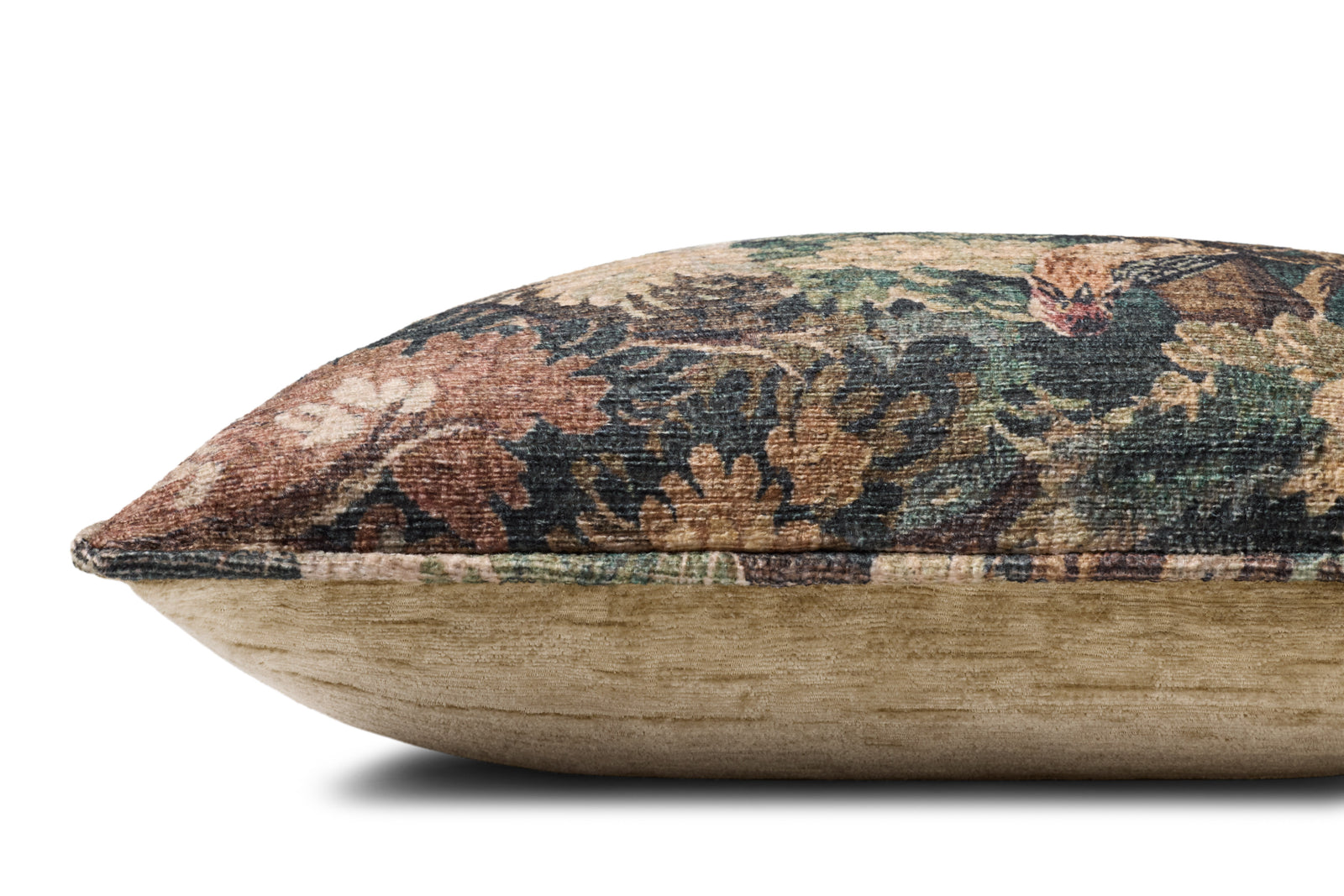 Green / Multi Pillow (Pattern 3) — a Loloi pillow at Laurie Yapp Home.