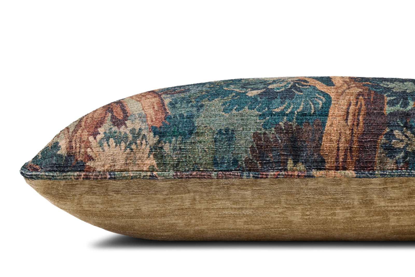 Green / Multi Pillow (Pattern 4) — a Loloi pillow at Laurie Yapp Home.