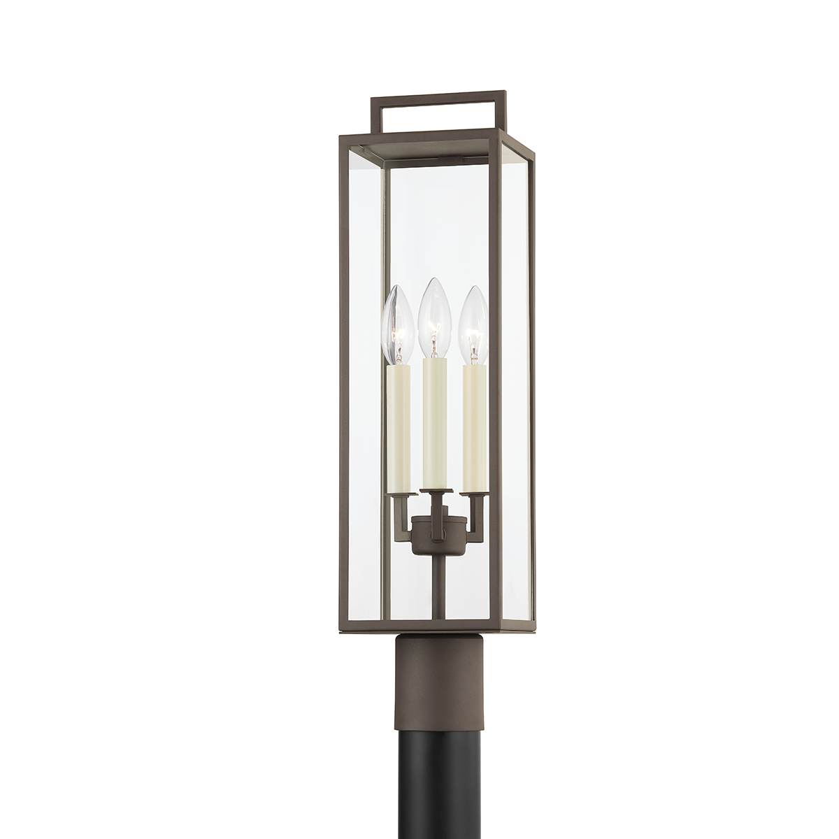 Beckham Exterior Post 6" x 23.75" — a Troy post for driveways, entry walkways, and garden paths at Laurie Yapp Home.