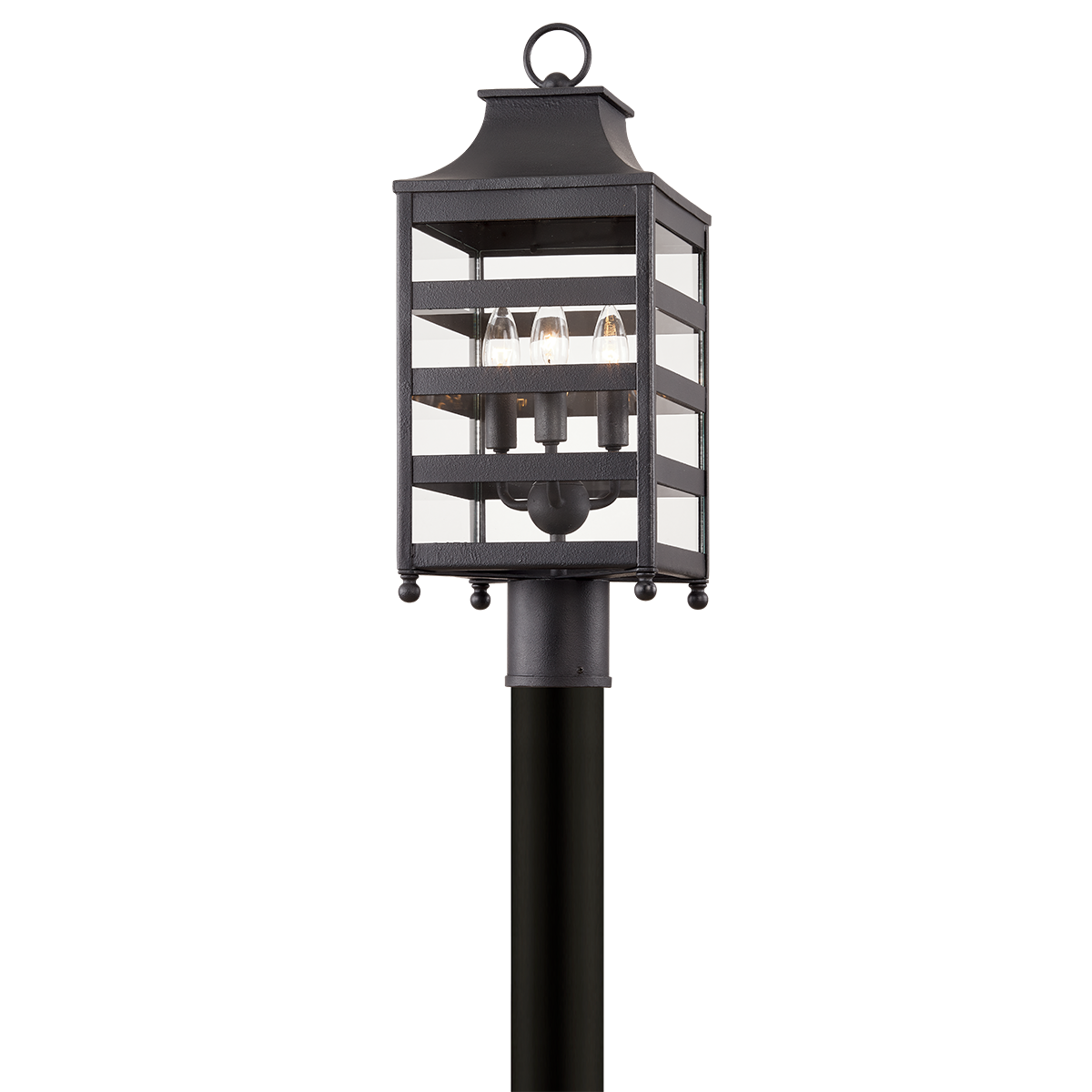 Holstrom Exterior Post — a Troy post for driveways, entry walkways, and garden paths at Laurie Yapp Home.