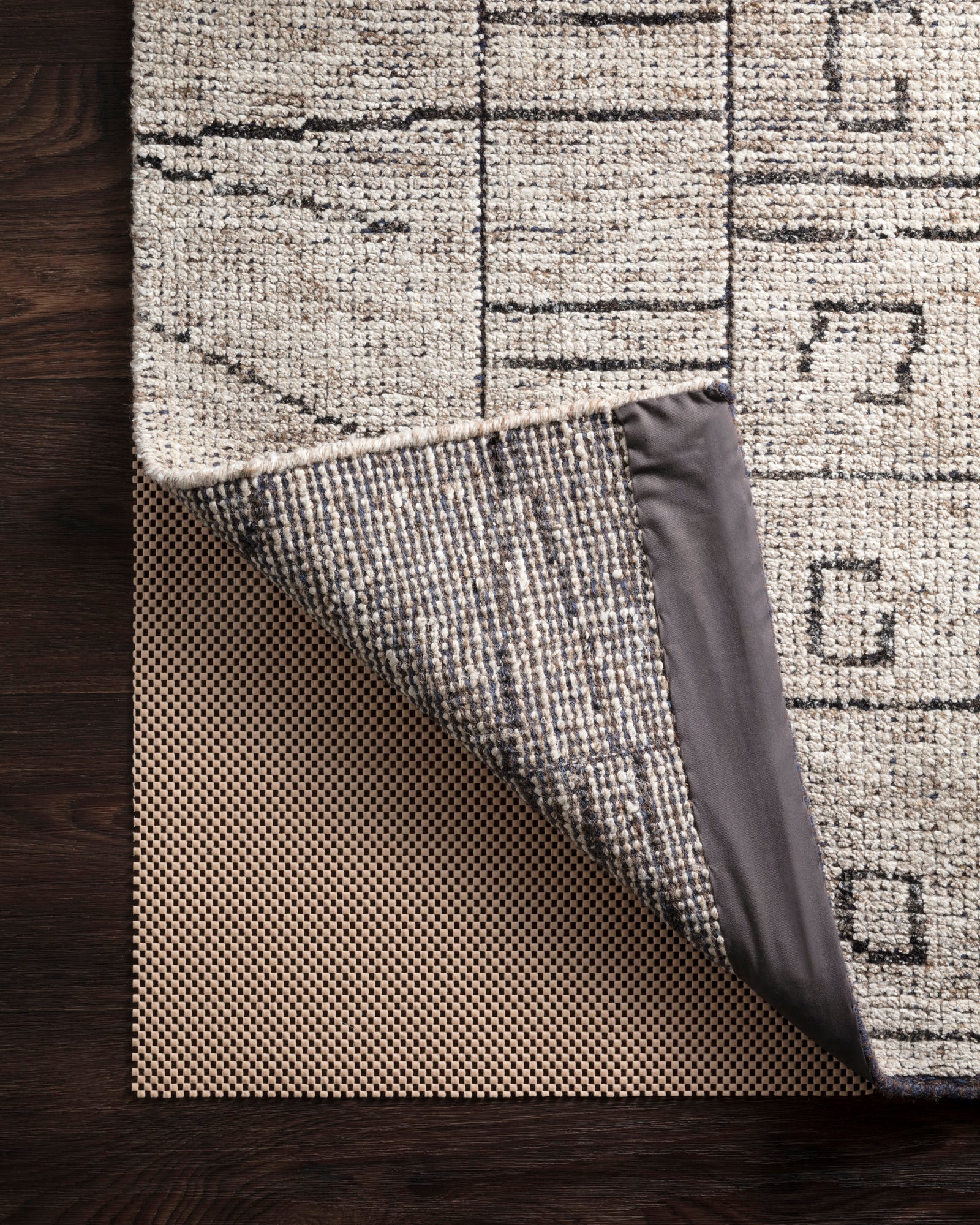 Premium Grip Beige Rug Pad — a Loloi rug pad at Laurie Yapp Home.