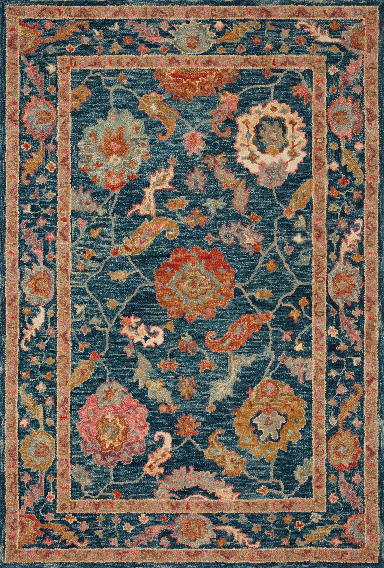 Padma Marine / Multi — a Loloi rug at Laurie Yapp Home.