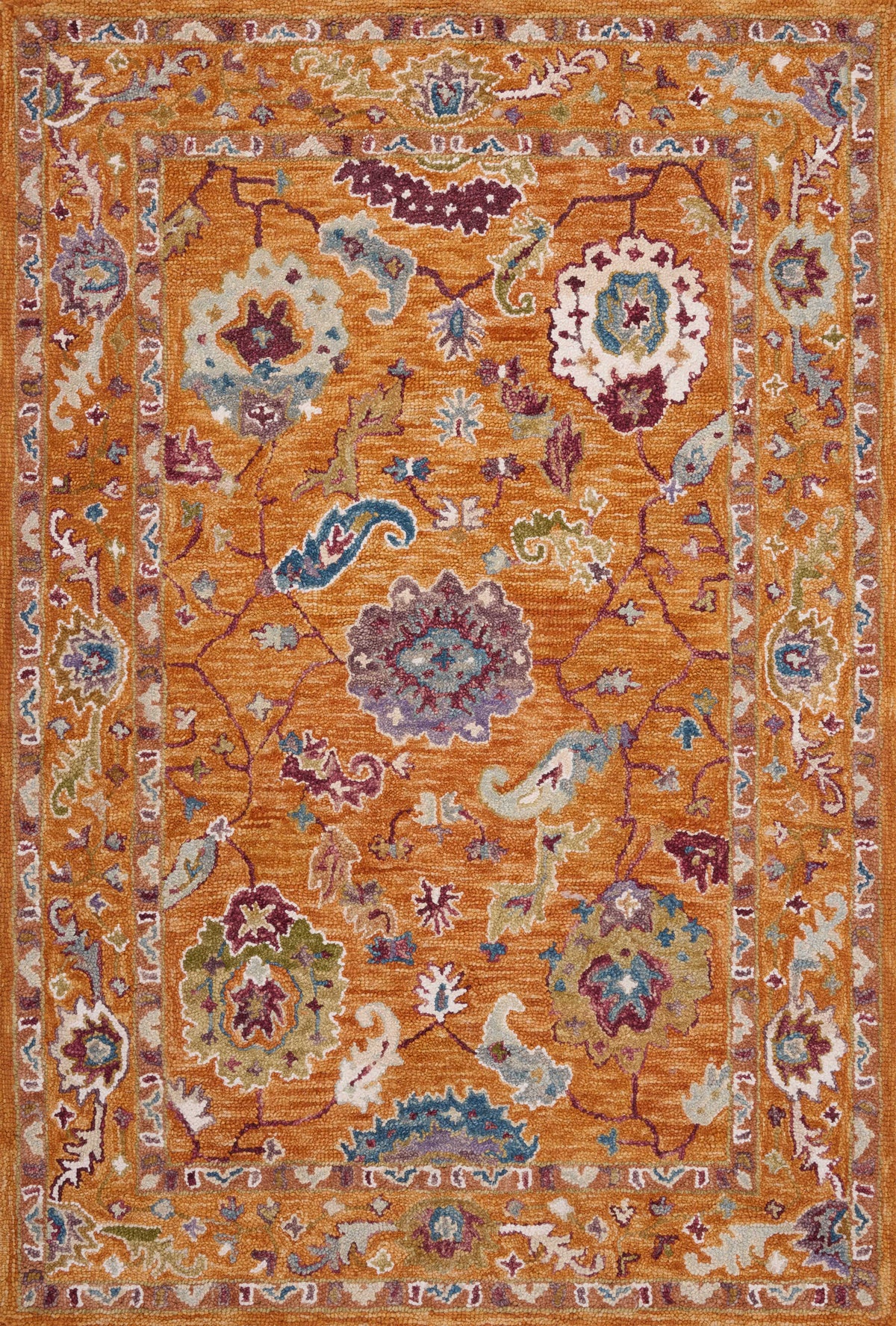 Padma Orange / Multi — a Loloi rug at Laurie Yapp Home.