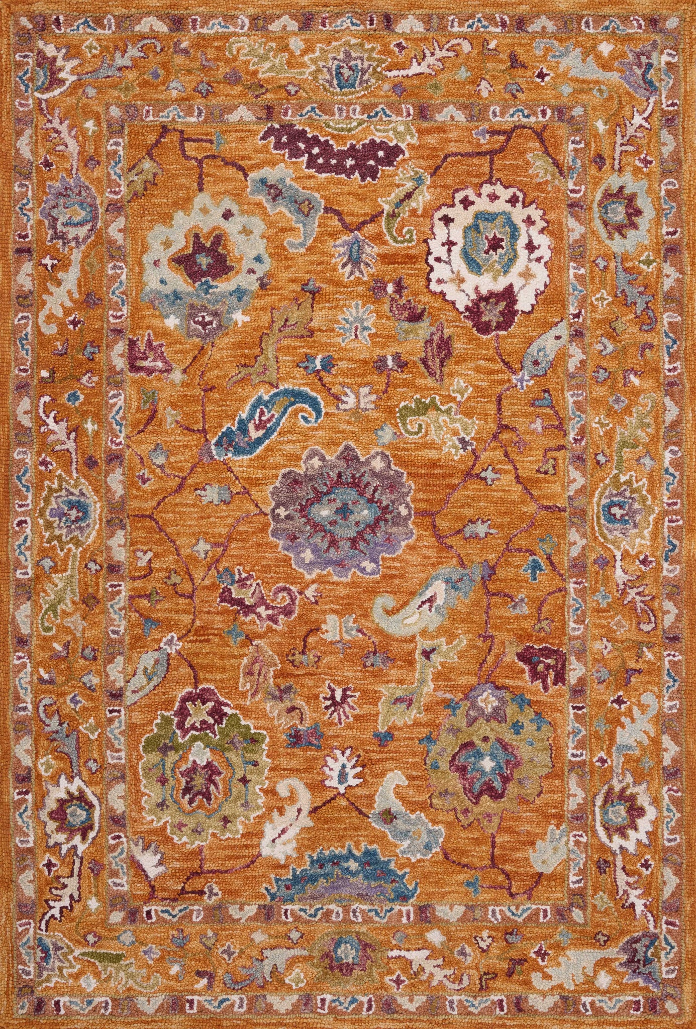Padma Orange / Multi — a Loloi rug at Laurie Yapp Home.