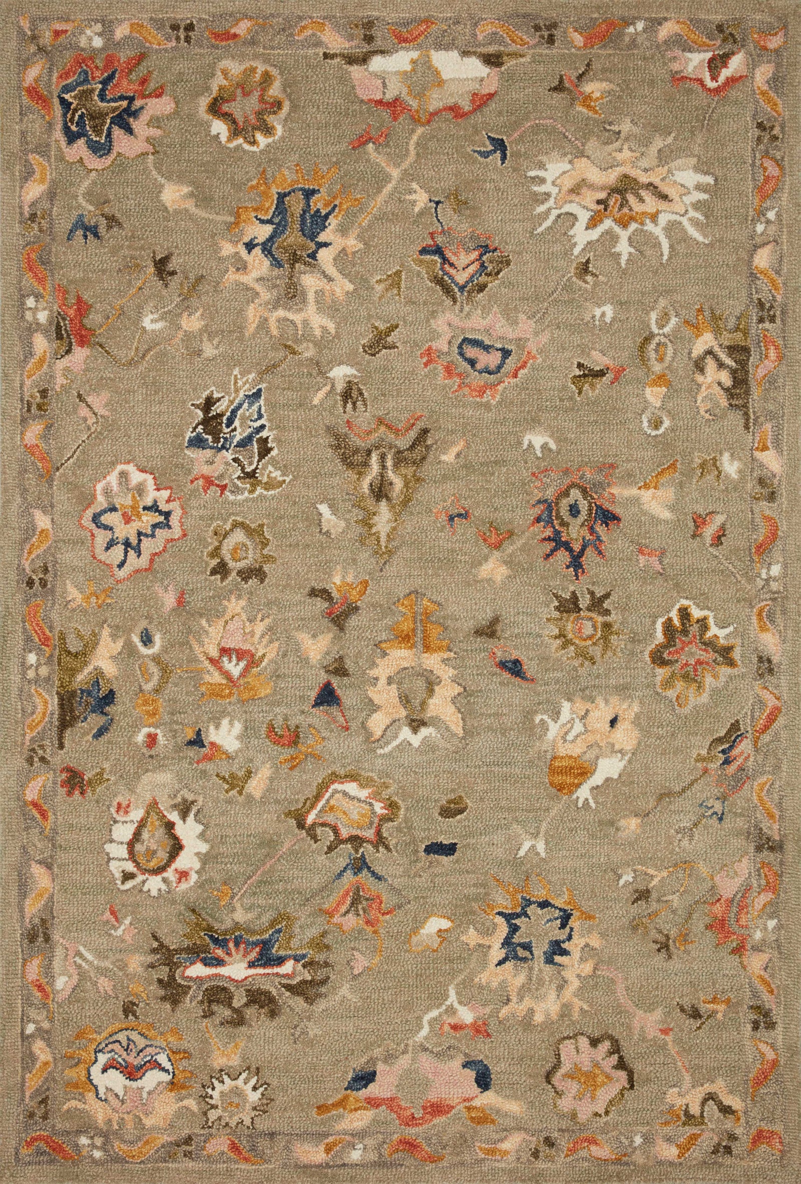 Padma Grey / Multi (Pattern 2) — a Loloi rug at Laurie Yapp Home.