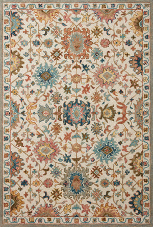 Padma Ivory / Multi — a Loloi rug at Laurie Yapp Home.