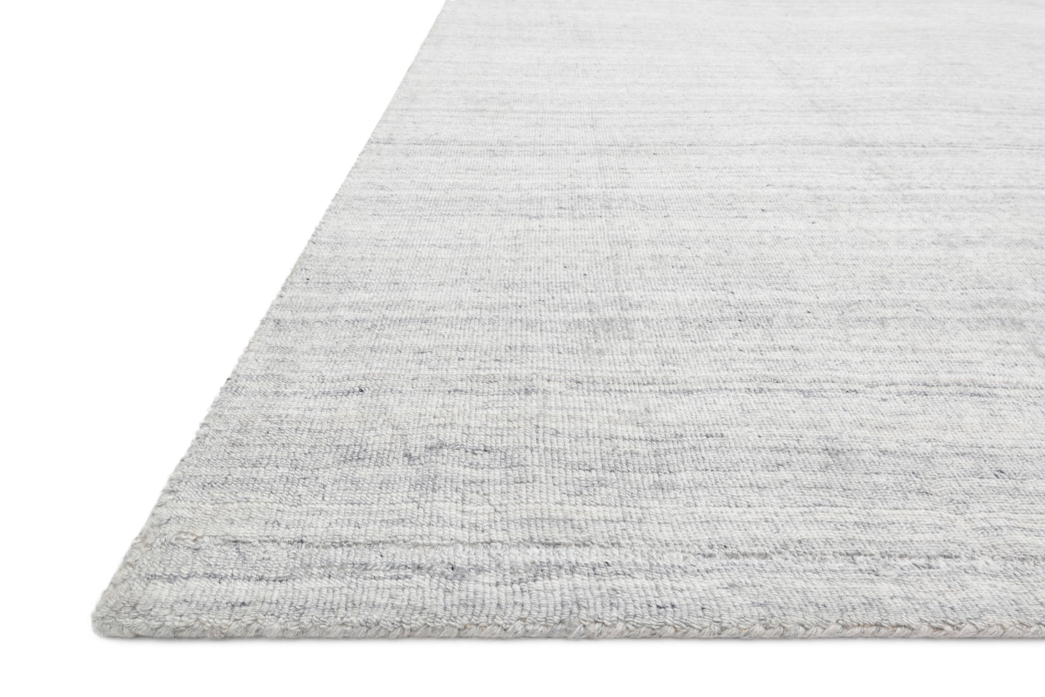 Side view of the Pasadena Fog rug.