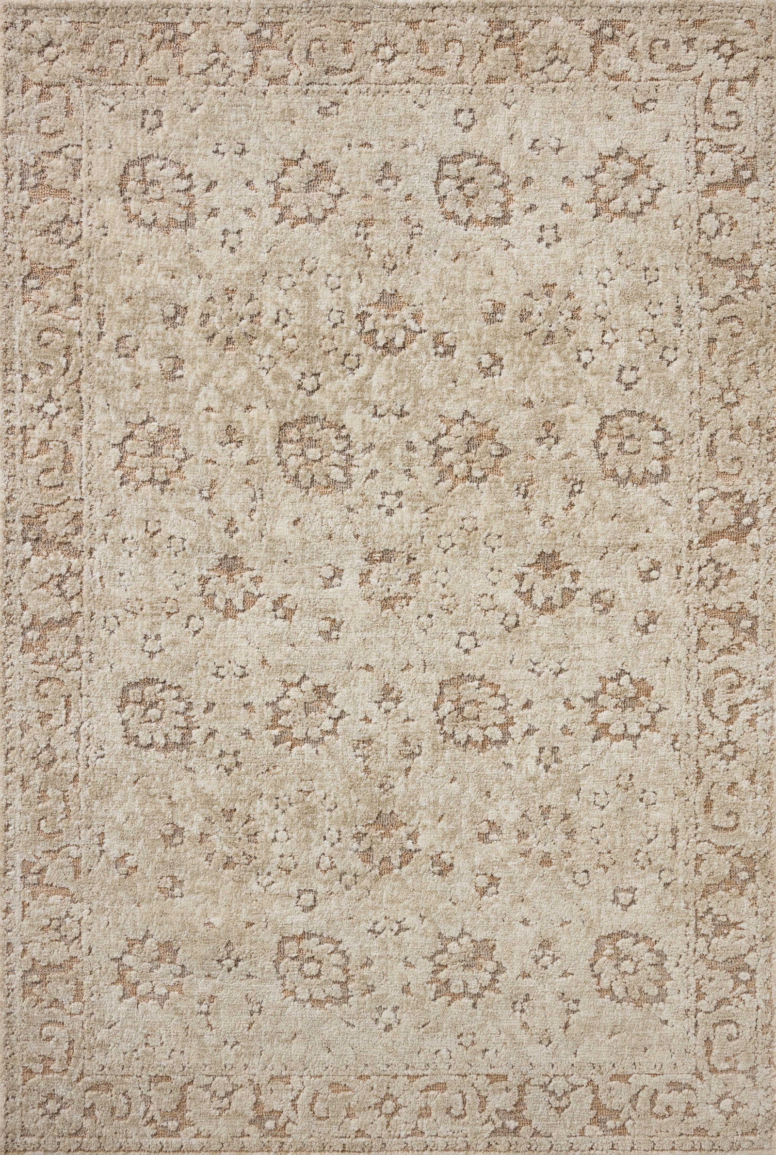 Percival Natural / Salmon — a Loloi rug at Laurie Yapp Home.
