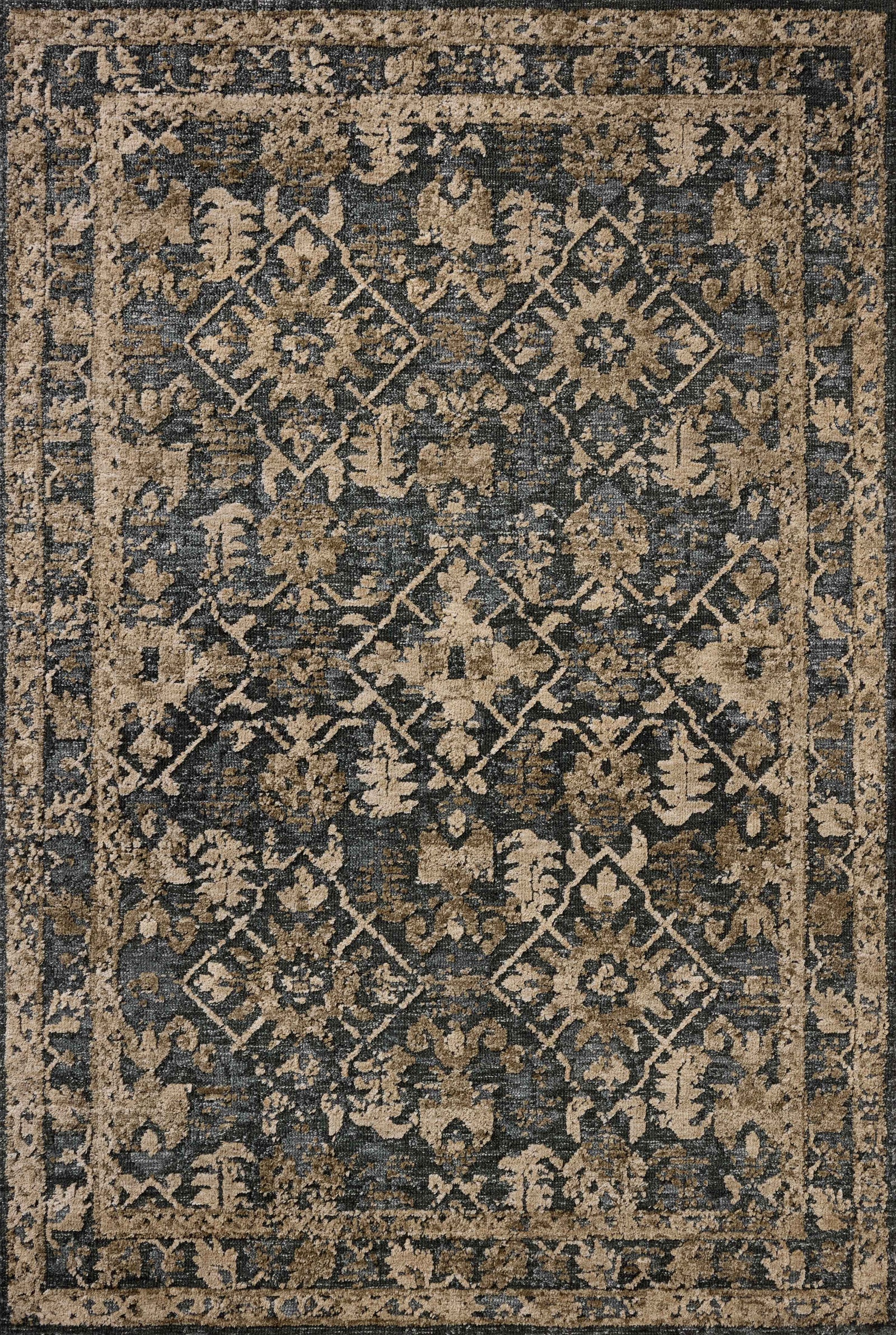 Percival Denim /Granite — a Loloi rug at Laurie Yapp Home.