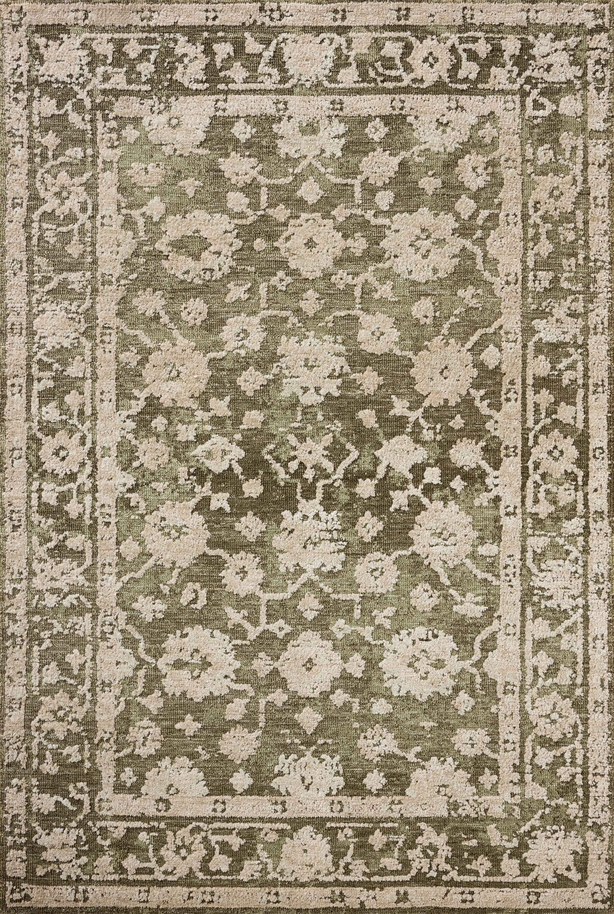 Percival Moss / Natural — a Loloi rug at Laurie Yapp Home.