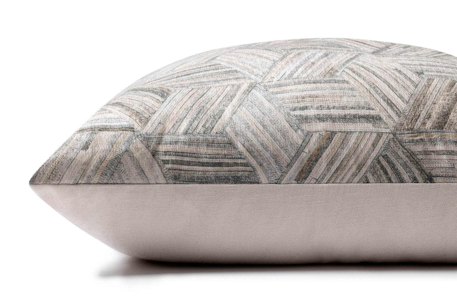 Grey / Multi Pillow (Pattern 2) — a Loloi pillow at Laurie Yapp Home.