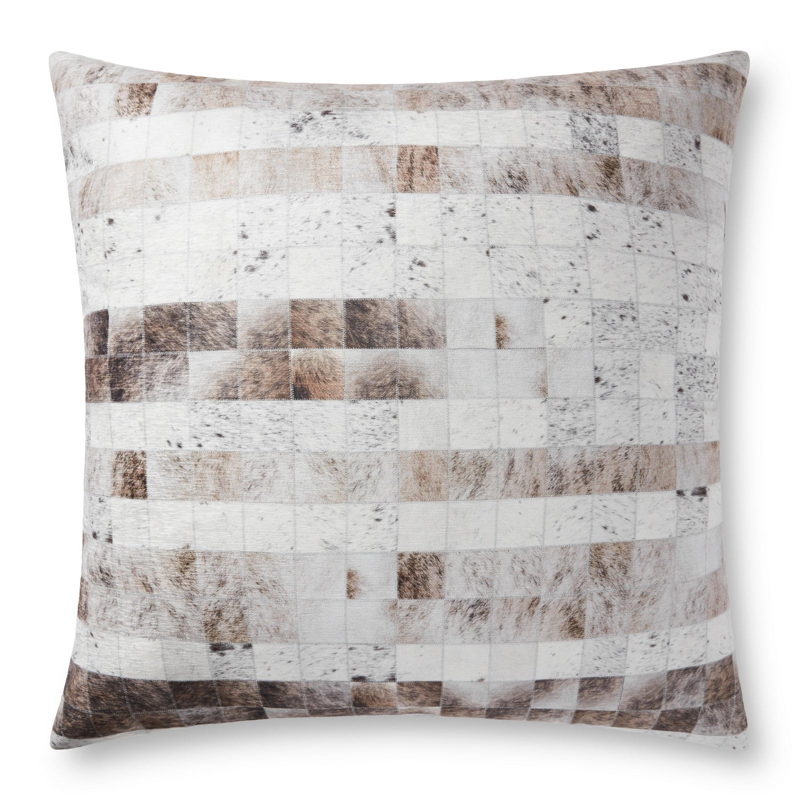 Grey / Multi Pillow (Pattern 3) — a Loloi pillow at Laurie Yapp Home.