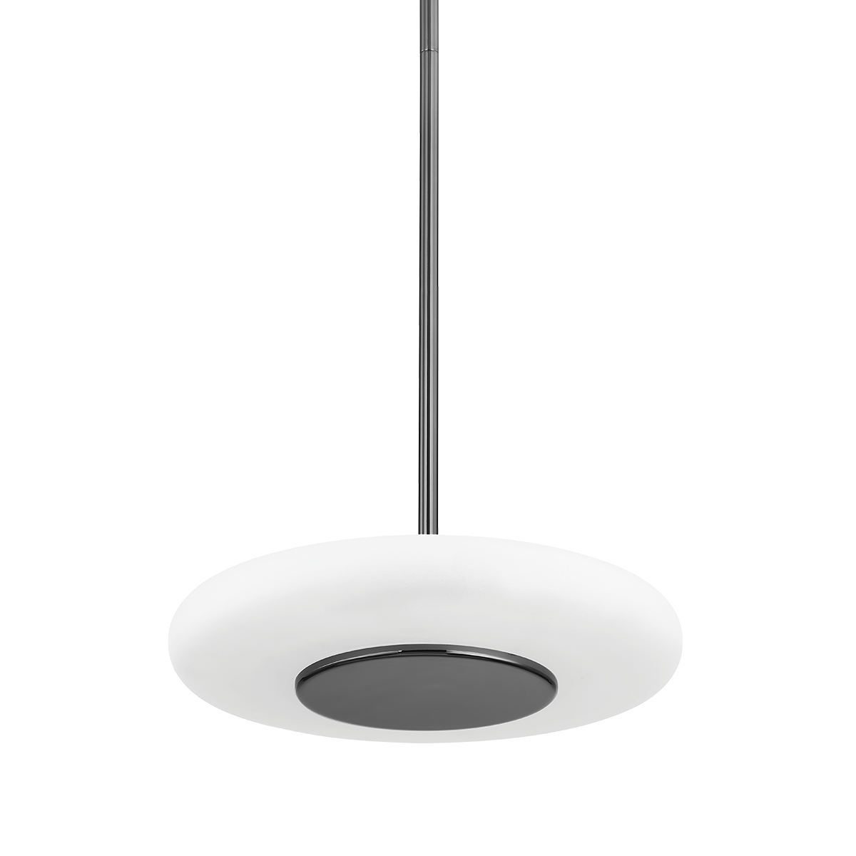 Blyford Pendant 15.5" shown from a second angle to highlight the shade shape and metal detail.