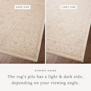 Palma Ivory / Sand shown from a different angle to reveal its pattern.
