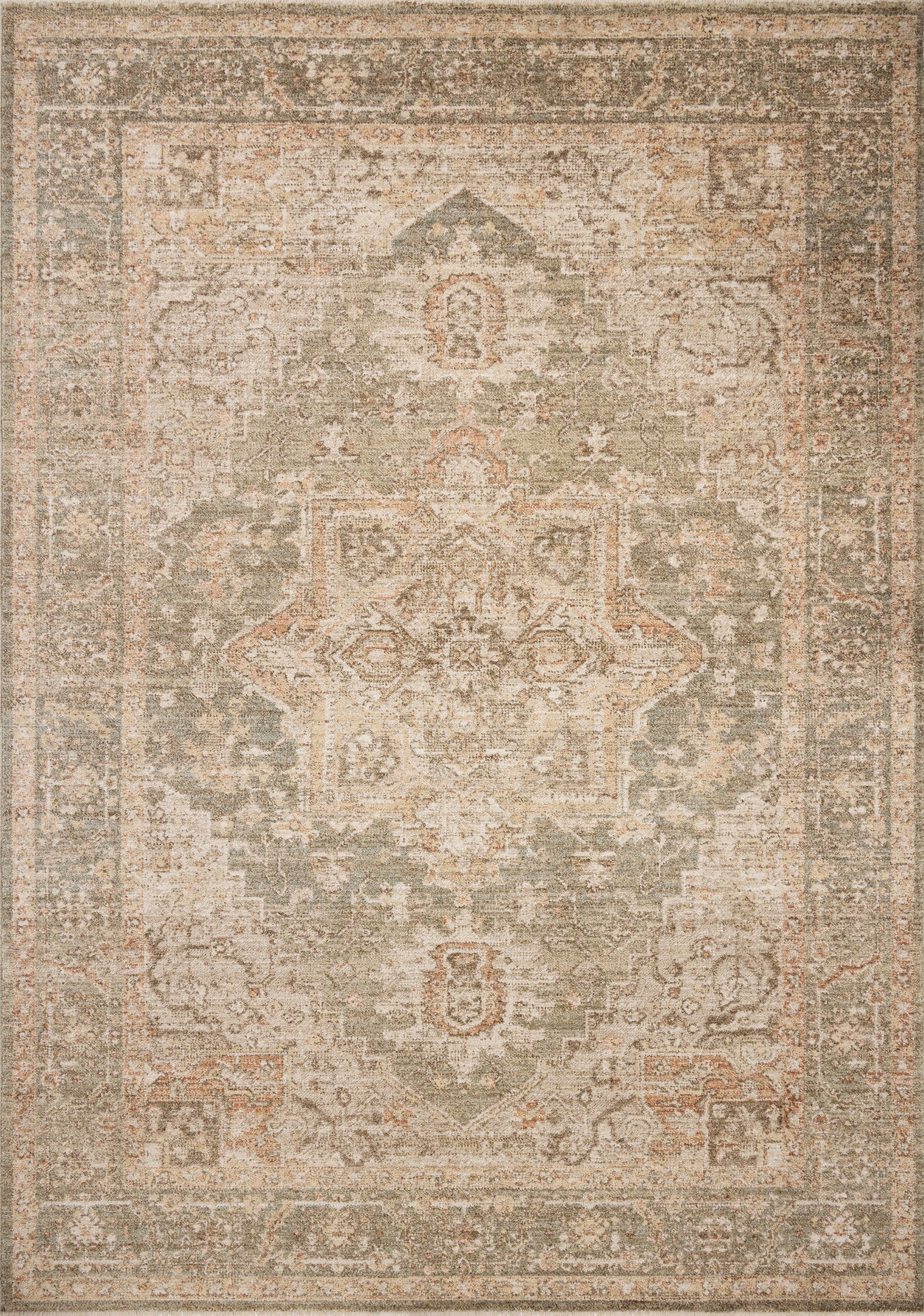 Palma Olive / Spice — a Loloi rug at Laurie Yapp Home.