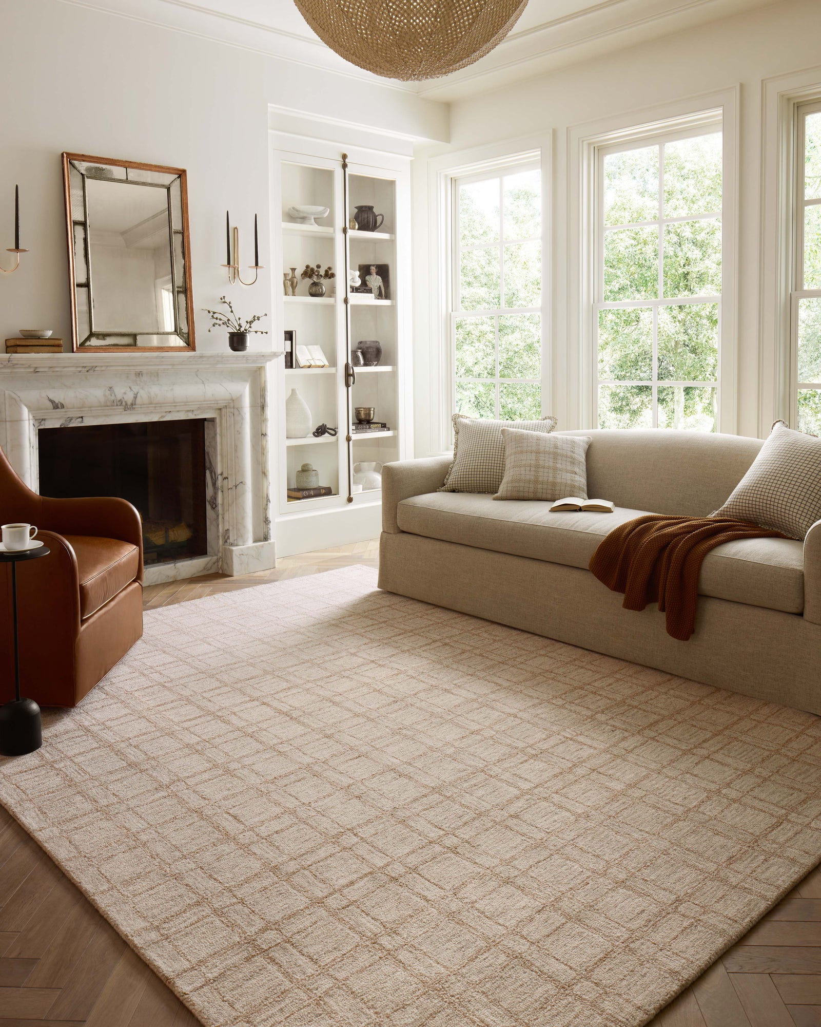 Polly Khaki / Sand — a Loloi rug at Laurie Yapp Home.