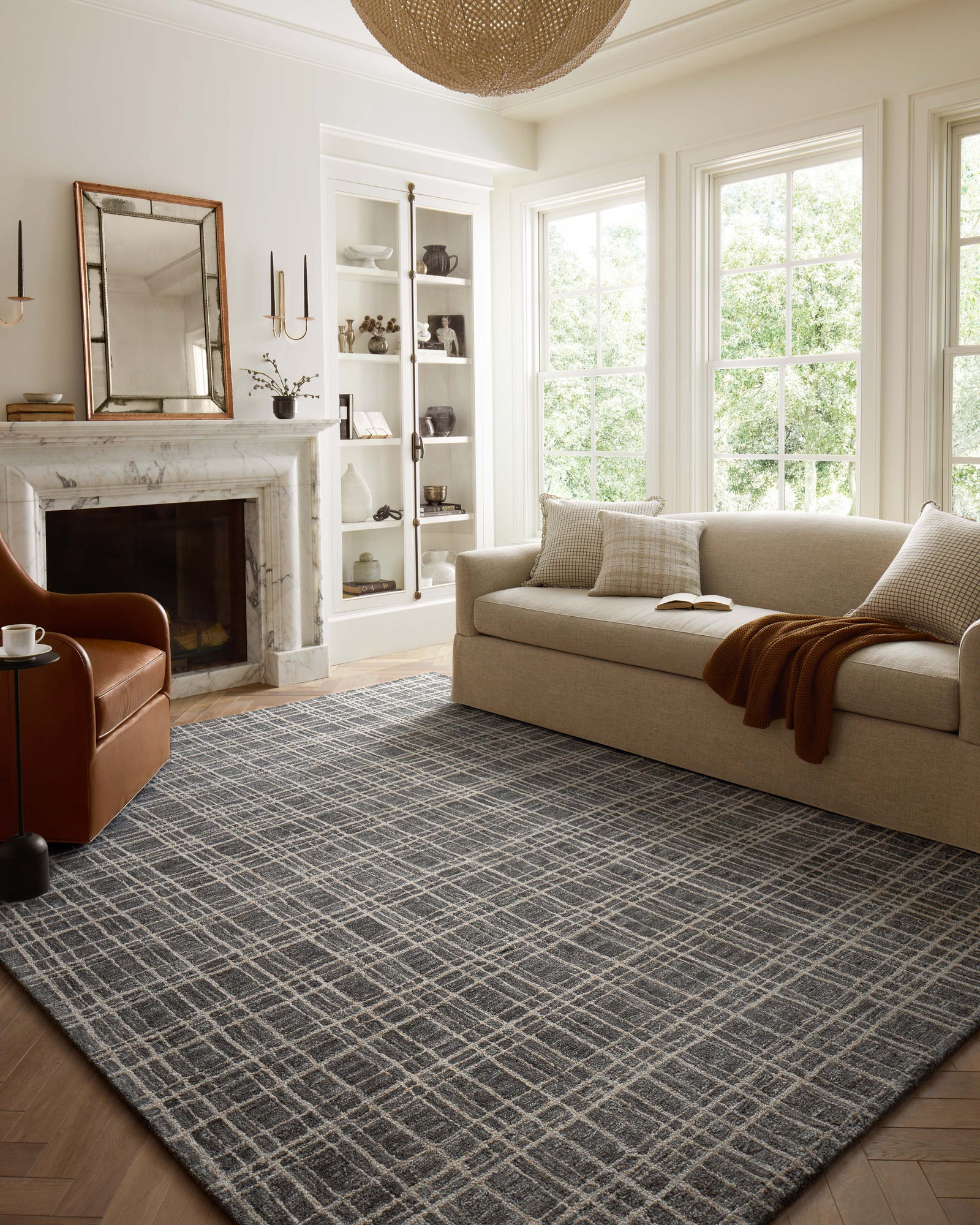 Polly Graphite / Pebble — a Loloi rug at Laurie Yapp Home.