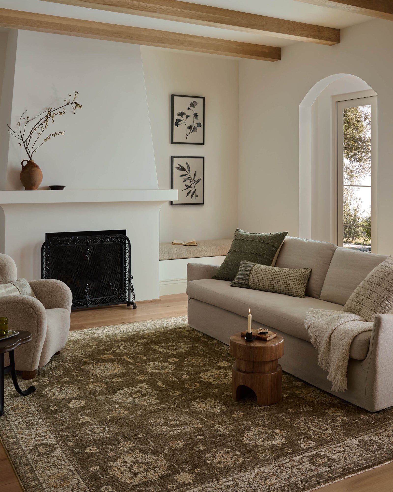 Priscilla Bark / Ivory — a Loloi rug at Laurie Yapp Home.