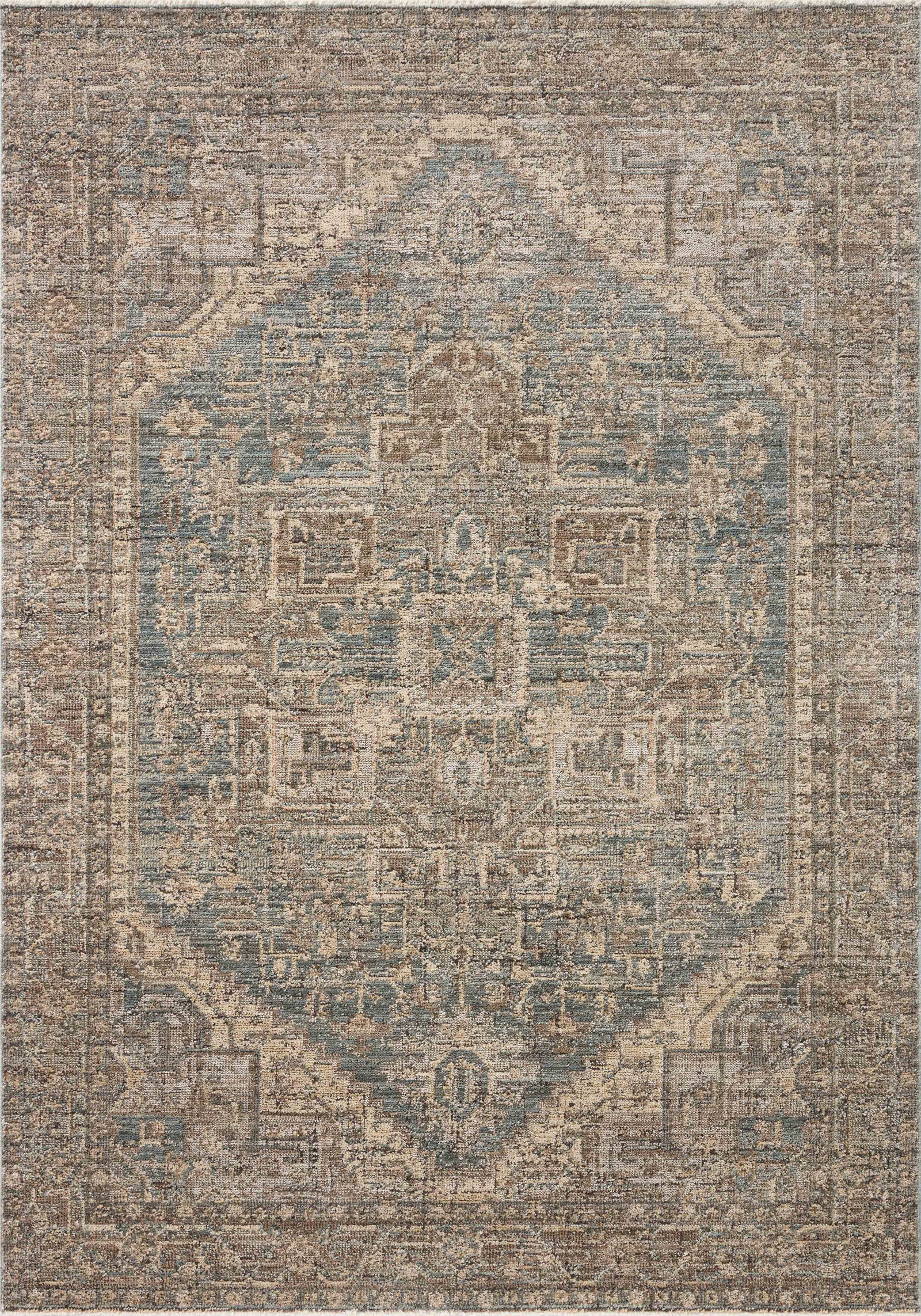Priscilla Blue / Bark — a Loloi rug at Laurie Yapp Home.