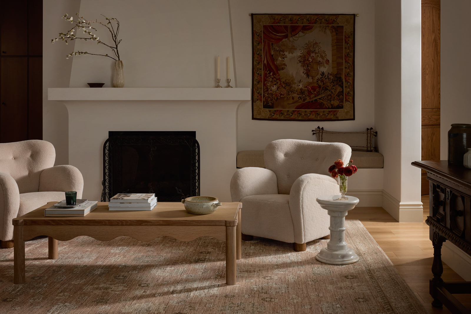 Priscilla Blush / Multi — a Loloi rug at Laurie Yapp Home.