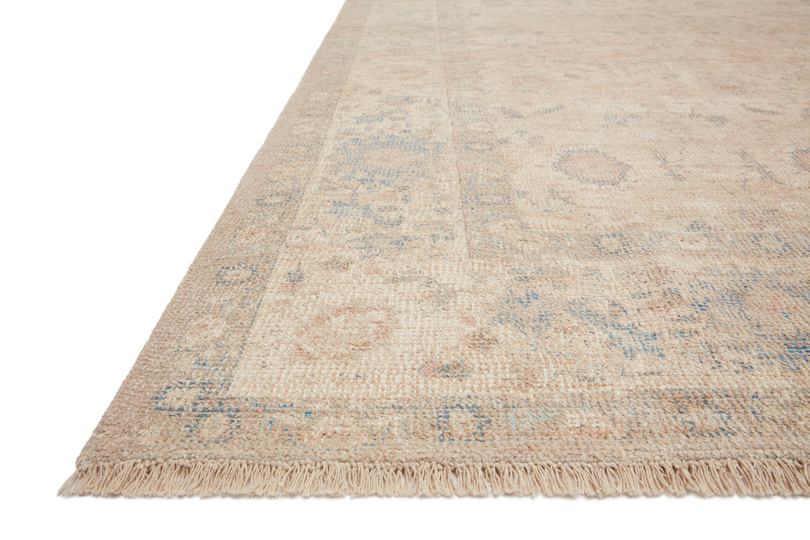 Priya Natural / Blue — a Loloi rug at Laurie Yapp Home.