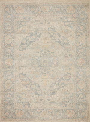 Priya Bone / Bluestone — a Loloi rug at Laurie Yapp Home.
