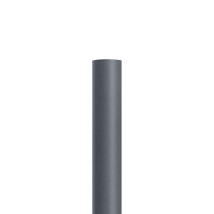 Close-up of the Exterior Accessory Exterior Post 3" x 84" showing the lantern frame and glass panel detail.