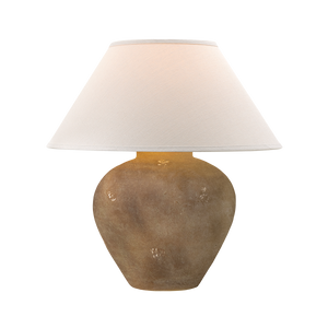 Calabria Table Lamp 22" — a Troy table lamp for living rooms, entries, and bedrooms at Laurie Yapp Home.