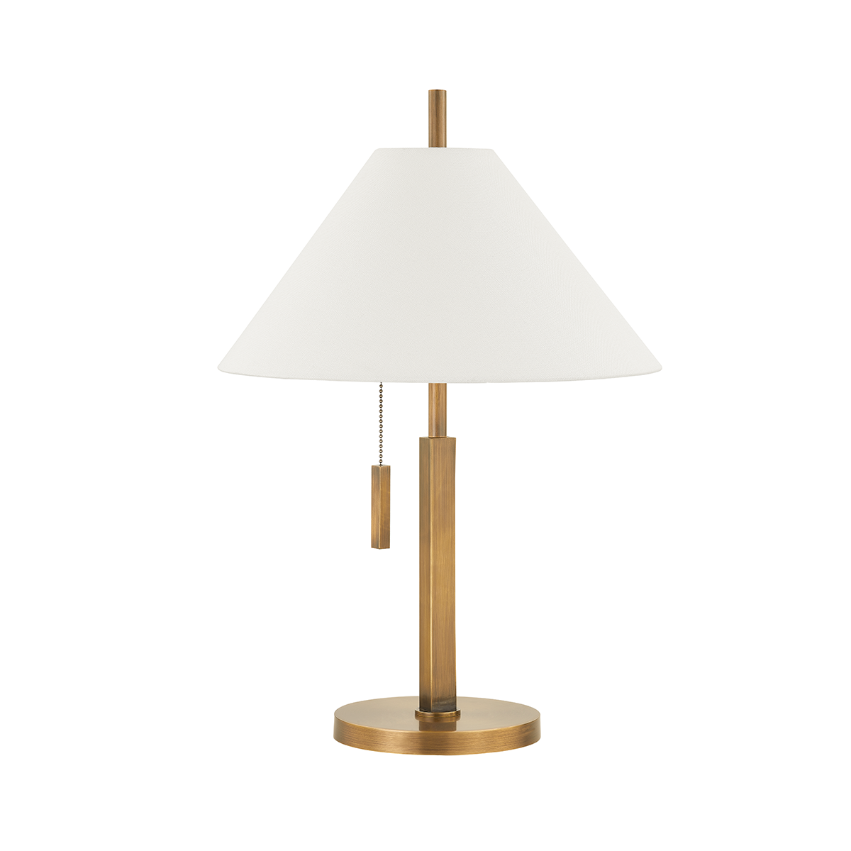 Clic Table Lamp — a Troy table lamp for living rooms, entries, and bedrooms at Laurie Yapp Home.