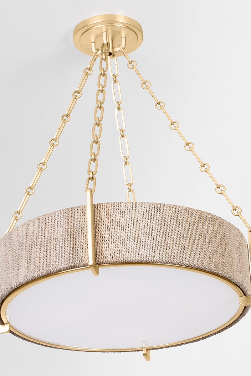Quebec Chandelier 30.75" — a Hudson Valley chandelier for dining rooms, entries, and living rooms at Laurie Yapp Home.