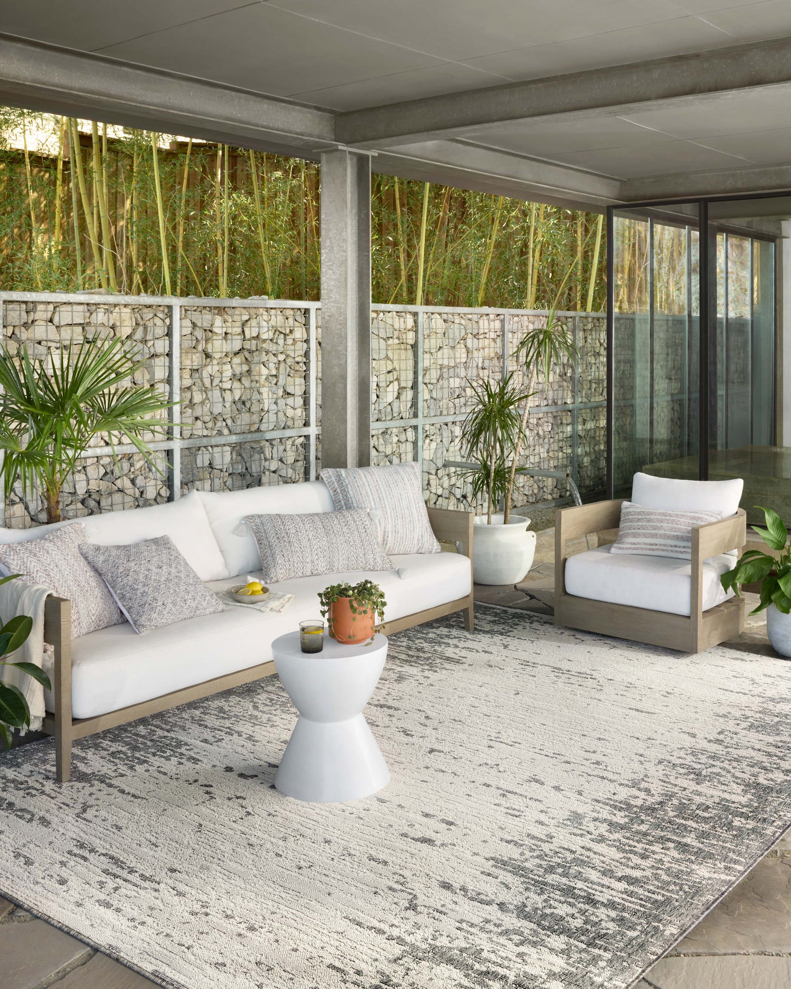 Rainier Ivory / Grey — a Loloi rug at Laurie Yapp Home.