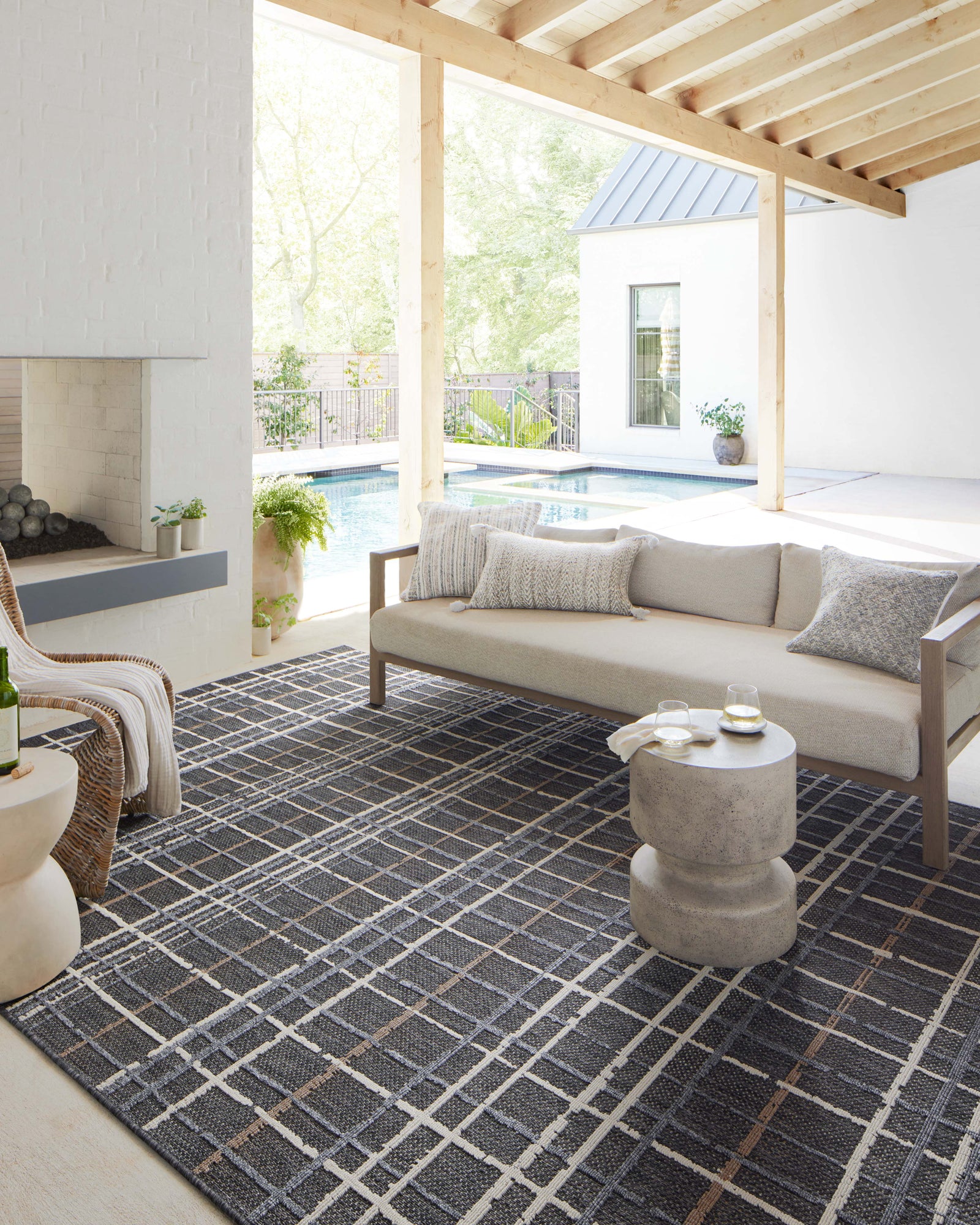 Rainier Charcoal / Multi — a Loloi rug at Laurie Yapp Home.