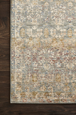 Revere Grey / Multi shown from a different angle to reveal its pattern.