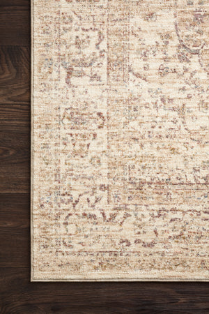 Revere Ivory / Berry shown from a different angle to reveal its pattern.