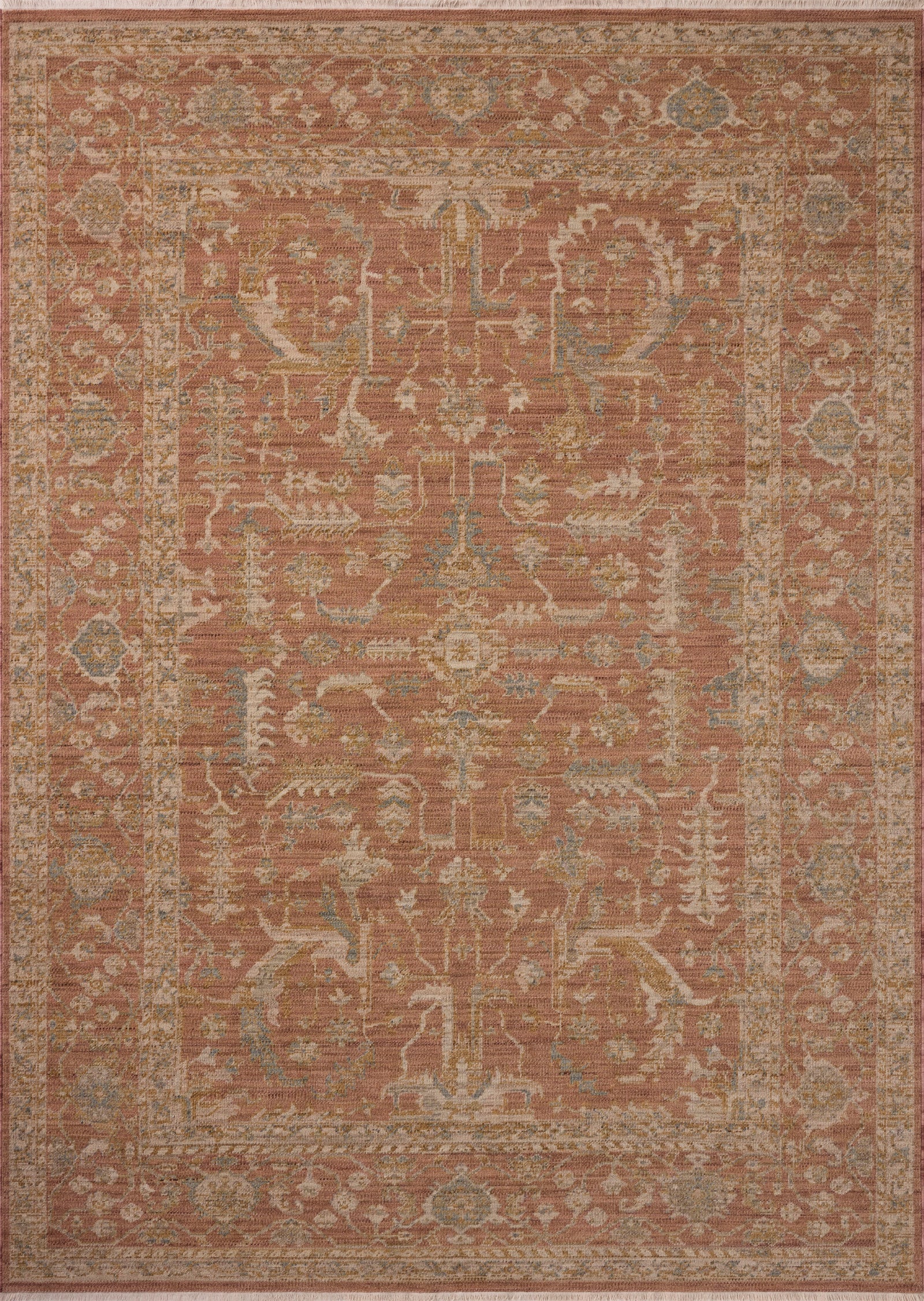 Reign Terracotta / Sky — a Loloi rug at Laurie Yapp Home.
