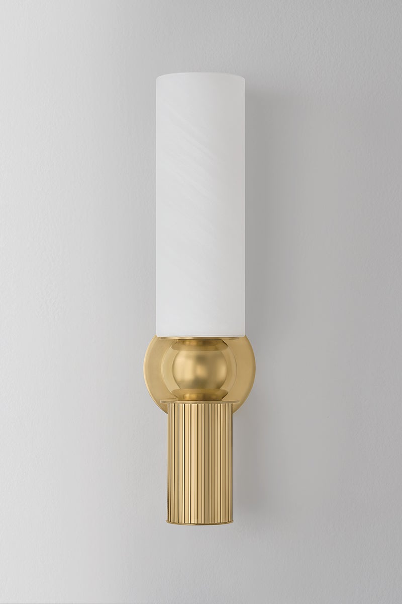 Ronda Wall Sconce — a Corbett wall sconce for bathrooms, hallways, and living rooms at Laurie Yapp Home.