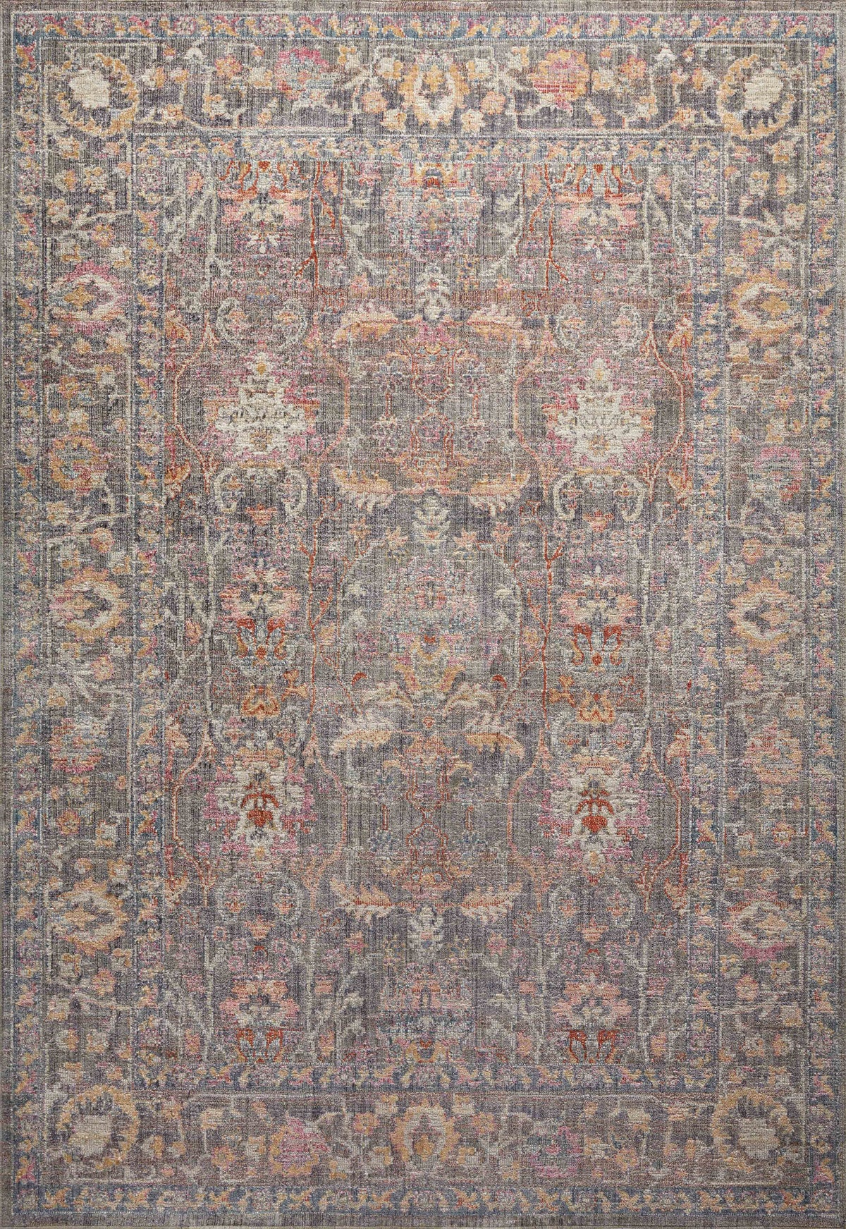Rosemarie Stone / Multi — a Loloi rug at Laurie Yapp Home.