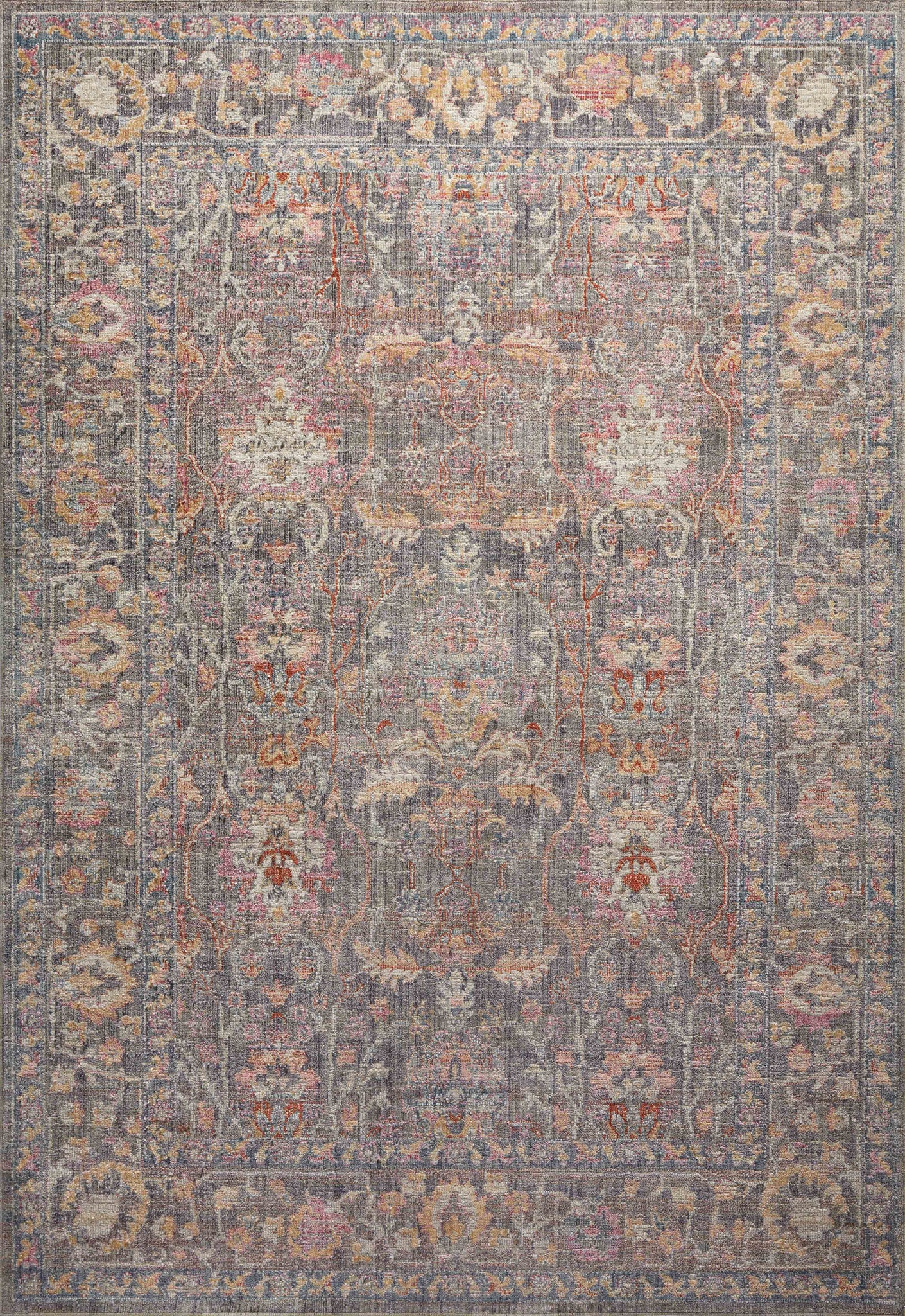 Rosemarie Stone / Multi — a Loloi rug at Laurie Yapp Home.
